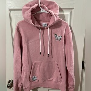 GOAT USA woman’s Pink Hoodie Sweatshirt.